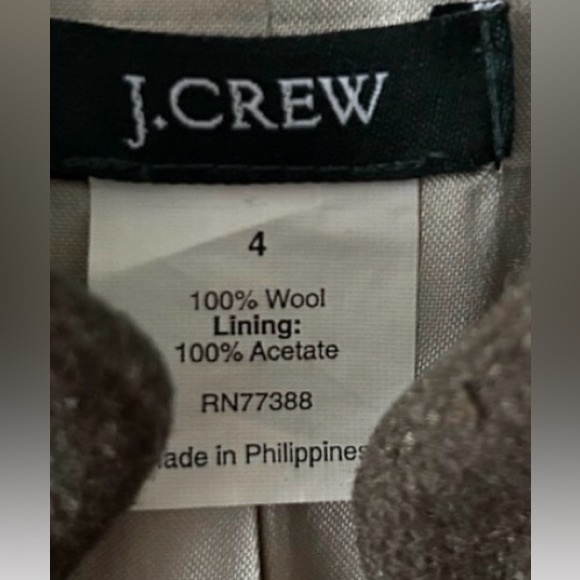 J. Crew Fall 2006 Vintage Heavy Wool Military Blazer Jacket - Picture 12 of 13